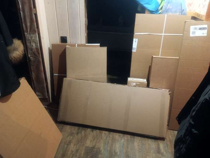 Фотография покупателя товара УЦЕНКА Кухонный гарнитур 2000 Челси, Дуб крафт/Графит/Кастилло - Фото 13