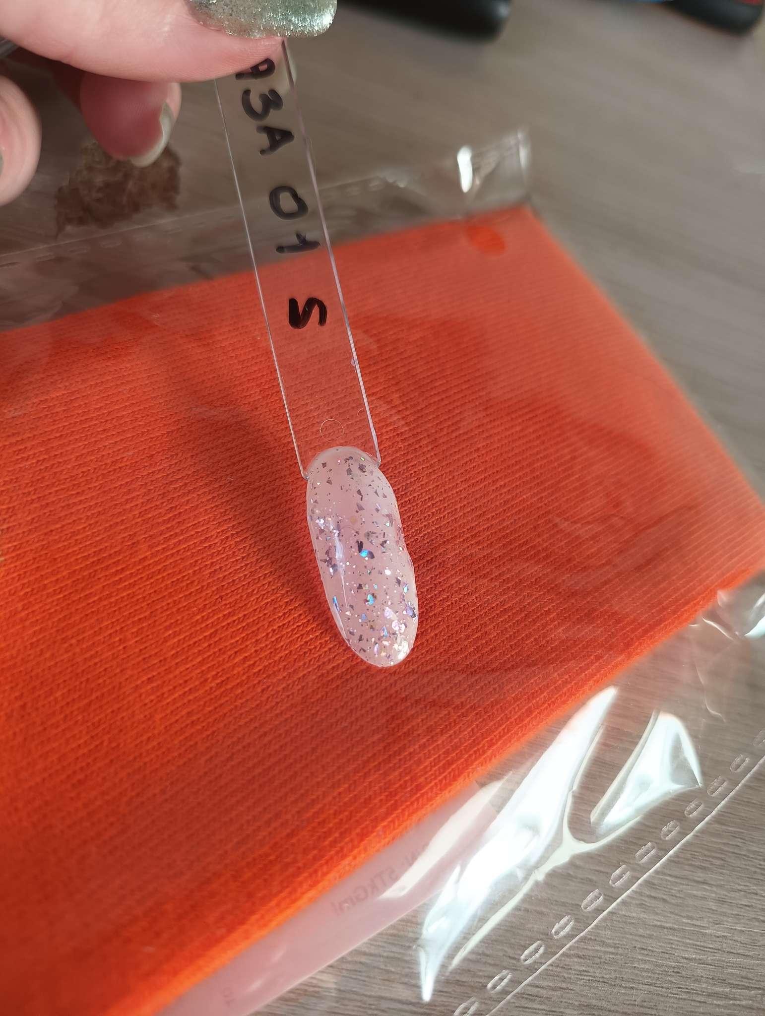 Фотография покупателя товара Гель лак для ногтей, с блёстками, трехфазный, 8 мл, LED/UV, голубой - Фото 7