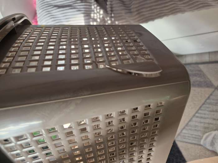 Фотография покупателя товара Корзина для пикника Альтернатива «Мини», 35.5×23×20 см, с ручками, пластик, коричневая - Фото 1