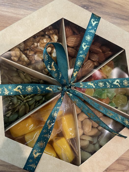 Фотография покупателя товара Коробка - менажница под сухофрукты, с окном, 18.5×18.5×5.5 см - Фото 70