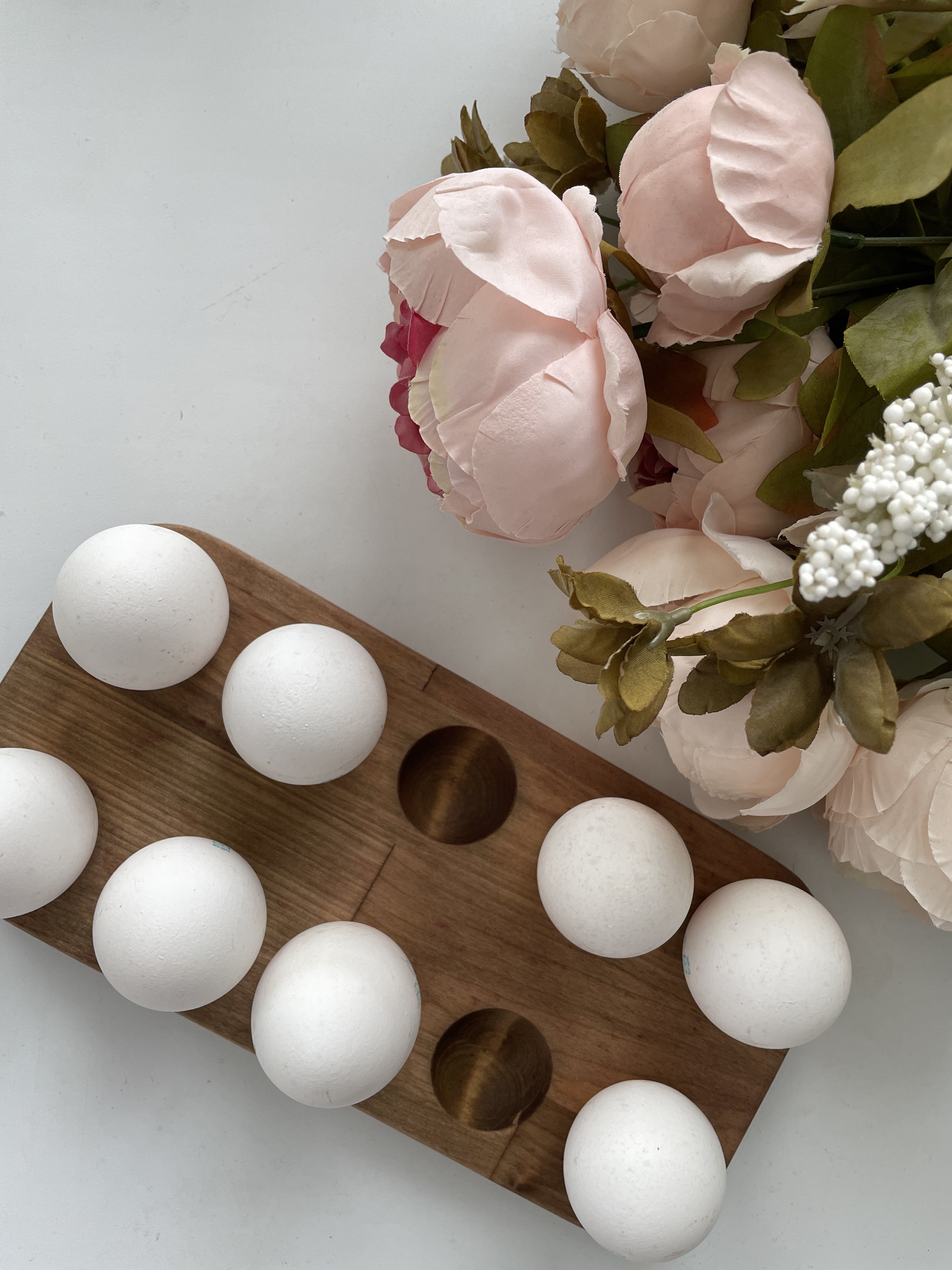 Фотография покупателя товара Подставка для яиц Adelica, 10 отделений, 12×25×1,8 см, массив берёзы - Фото 27