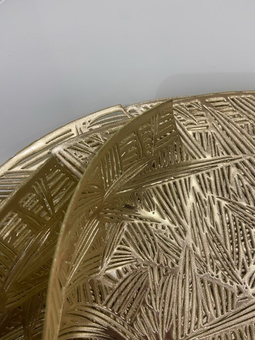 Фотография покупателя товара Салфетки сервировочные на стол Доляна «Листья», d=38 см, 4 шт., золотые - Фото 15