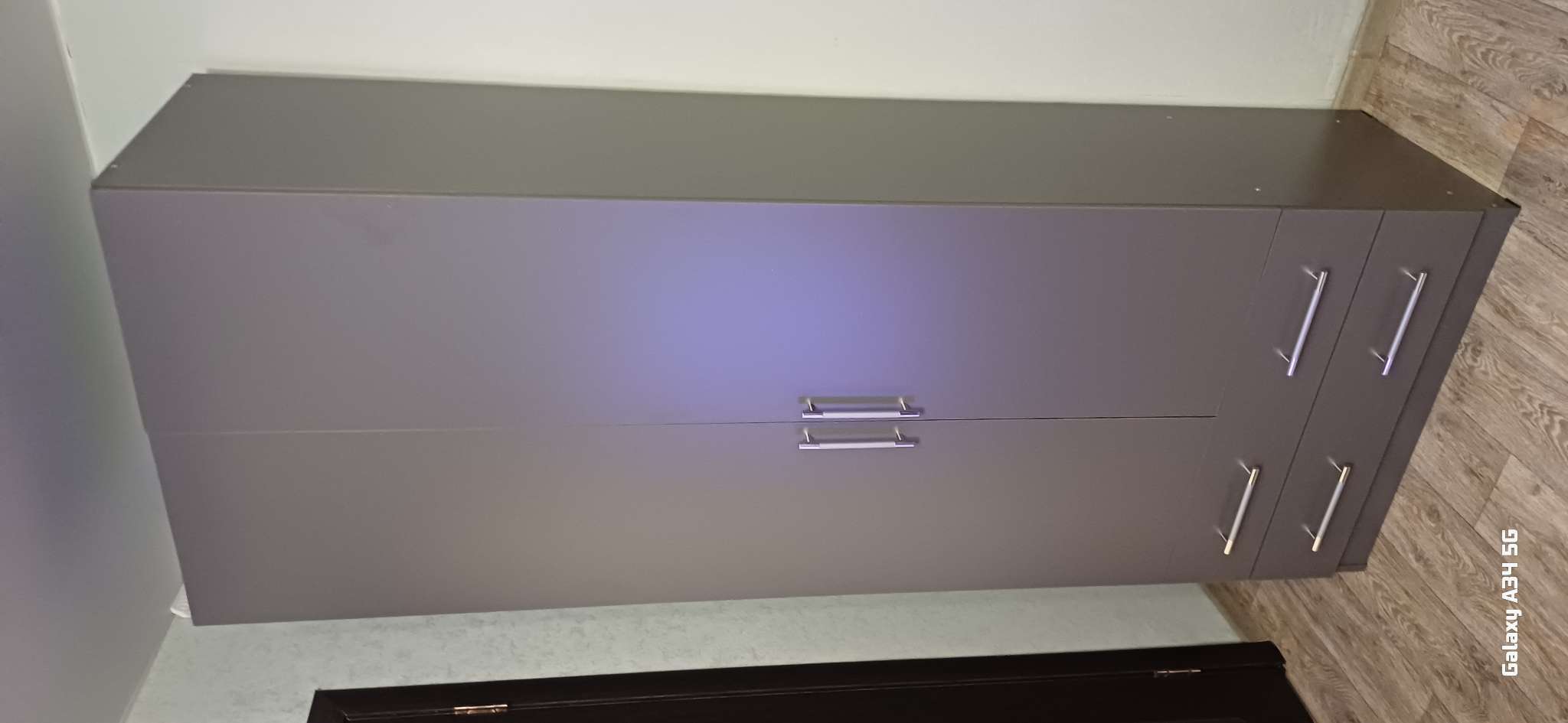 Фотография покупателя товара Шкаф прямой двухстворчатый «Дуэт», 2 ящика, 800×480×2200 мм, цвет дуб вотан/белый - Фото 2