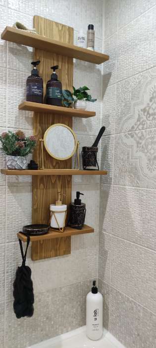 Фотография покупателя товара УЦЕНКА Зеркало настольное круг (1) б/увел БОГЕМА d14,5/20,3*20,5*5,7см металл золото к/короб QF 1049 - Фото 1