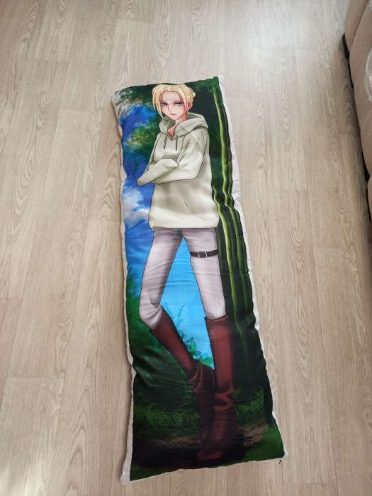 Фотография покупателя товара Подушка-обнимашка «Парни-ветров», 150×50 см, двусторонняя печать, на молнии - Фото 2