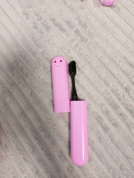 Фотография покупателя товара Футляр для зубной щётки «Смайл», 20×3×2 см, МИКС - Фото 1