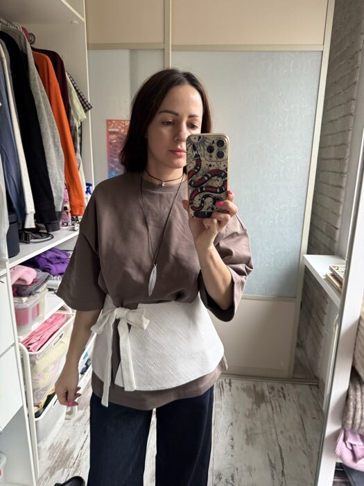 Фотография покупателя товара Юбка(баска) для девочки MINAKU: PartyDress, цвет белый, рост 158 см - Фото 2