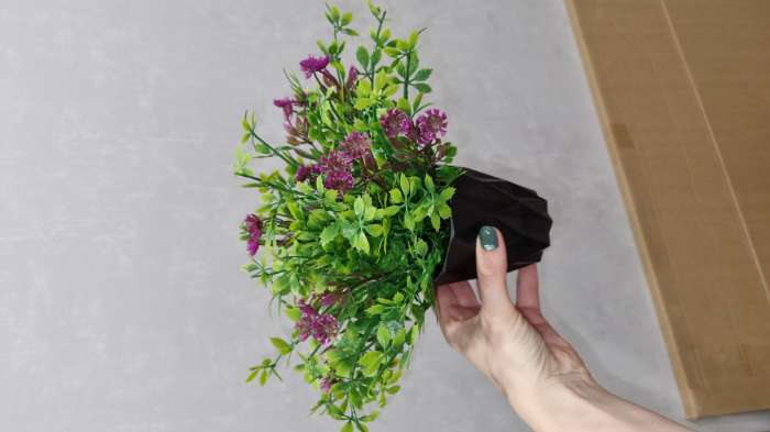 Фотография покупателя товара Букет искусственный «Алиссум с остролистом», h=29 см, МИКС - Фото 1