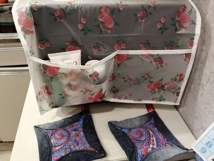 Фотография покупателя товара Чехол для микроволновой печи Доляна, 85×35 см, ЭВА - Фото 1