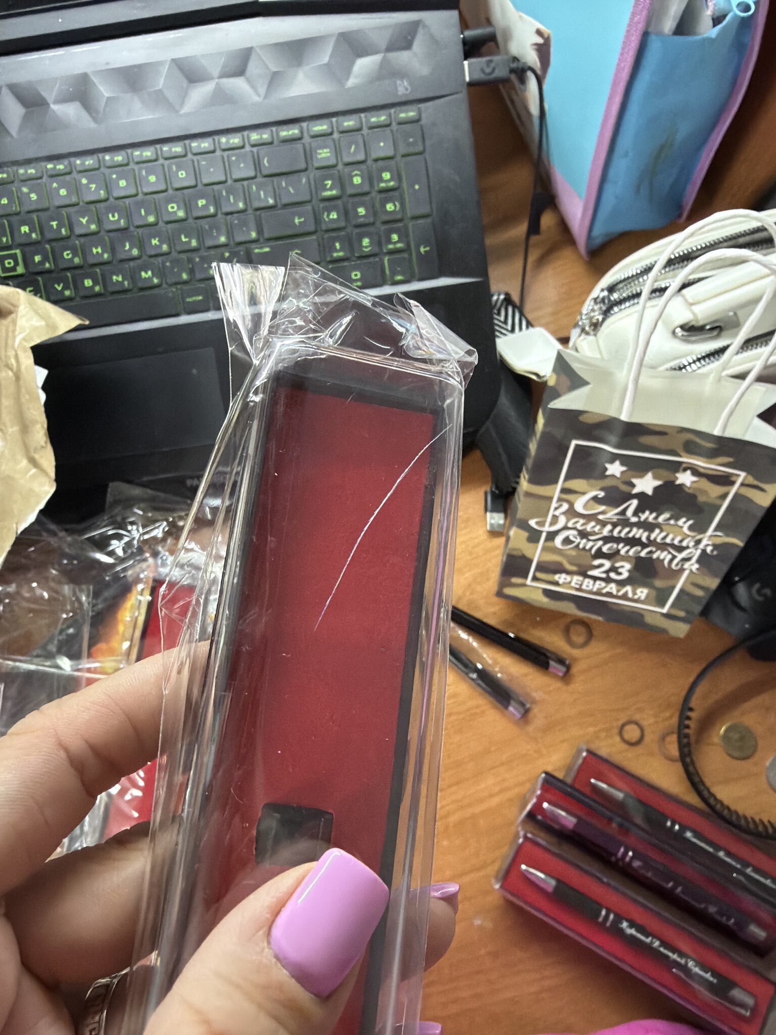 Фотография покупателя товара Футляр для ручек с прозрачной крышкой deVENTE - Фото 5