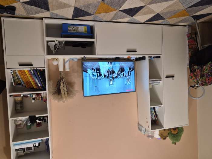 Фотография покупателя товара УЦЕНКА Гостиная Анриал, Дуб крафт золотой/Белый - Фото 1