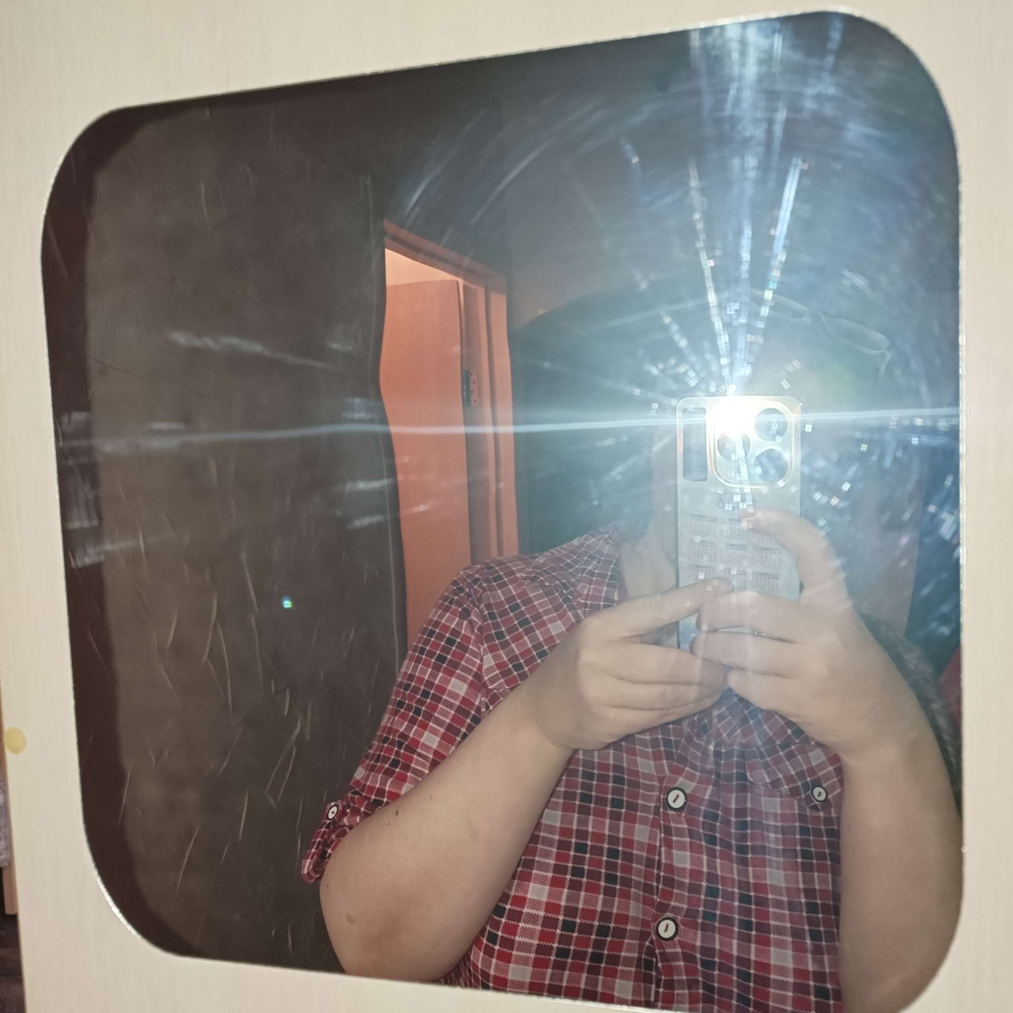 Фотография покупателя товара Зеркало настенное QF, овальное, акриловое, 25×40 см - Фото 1