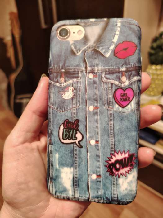 Фотография покупателя товара Чехол на телефон iPhone 7 «Молодёжно», soft touch 6.5×14 см - Фото 1