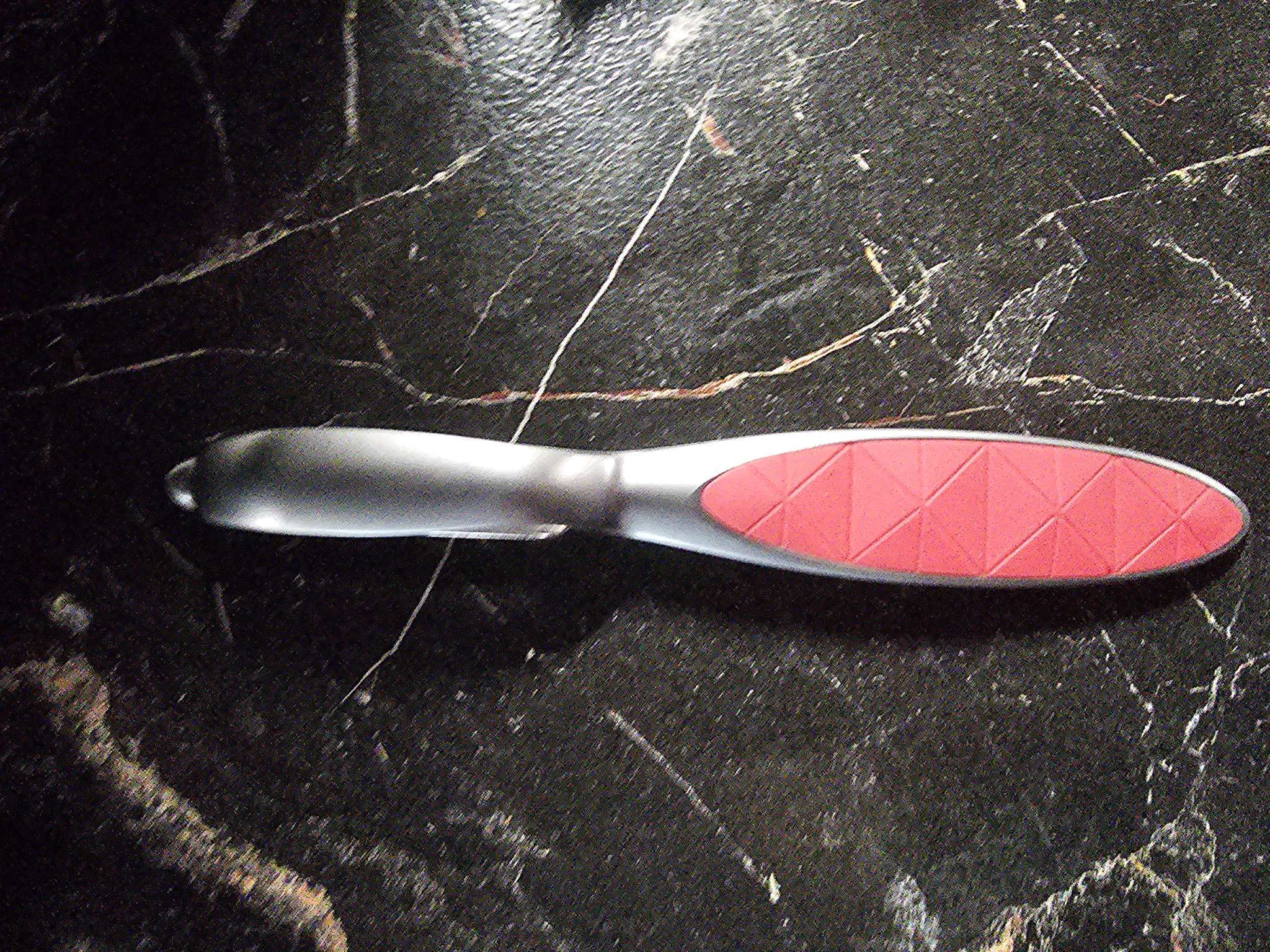 Фотография покупателя товара Овощечистка вертикальная Доляна Redline, 2.2×1.7×16.7, нержавеющая сталь, красная - Фото 1