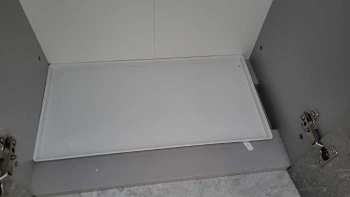 Фотография покупателя товара Сушилка для посуды с поддоном для шкафа 50 см, 46.5×25.6 см, белая - Фото 4