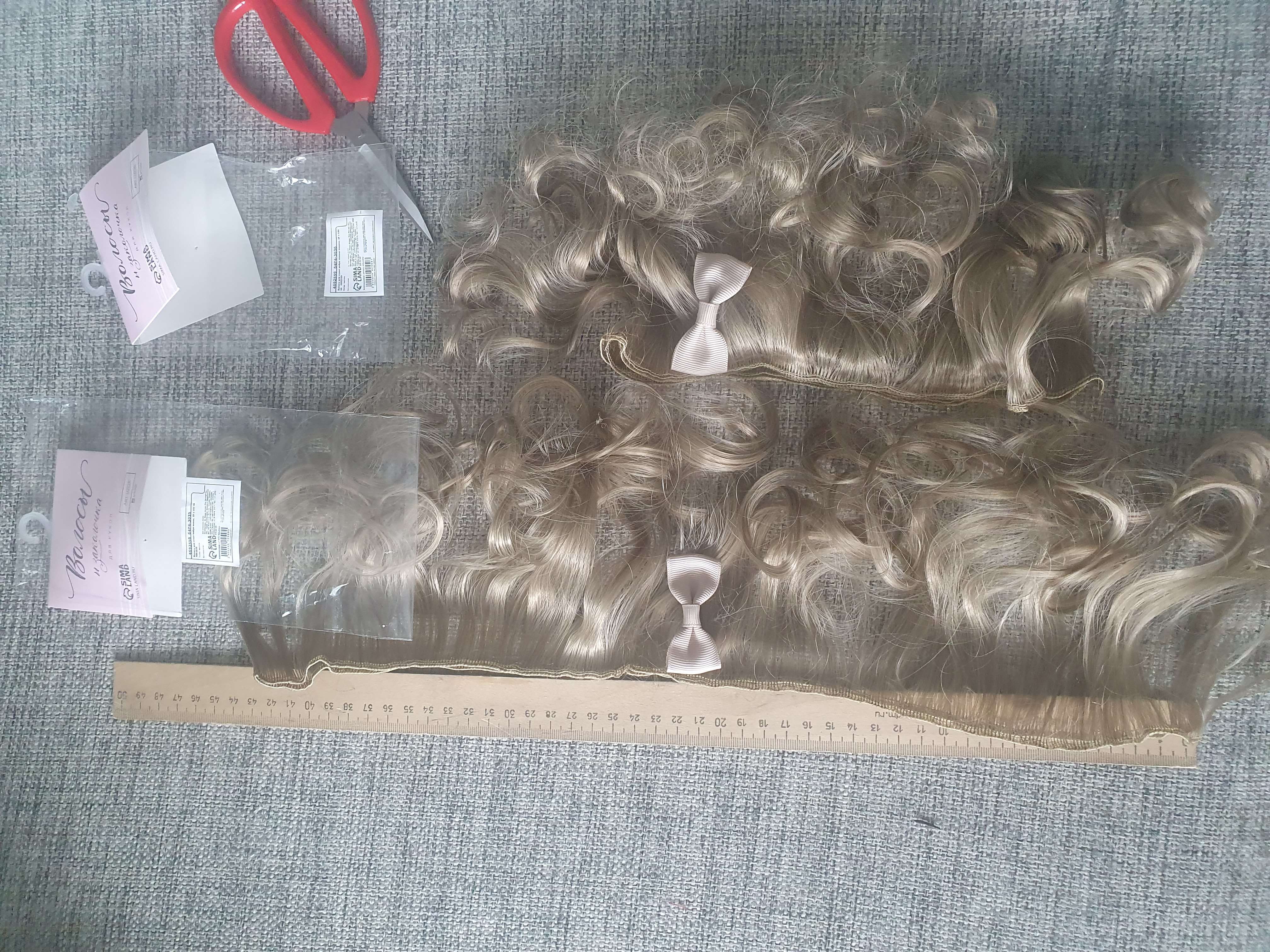Фотография покупателя товара Волосы - тресс для кукол «Амбре волны», длина волос: 25 см, ширина: 150 см - Фото 1