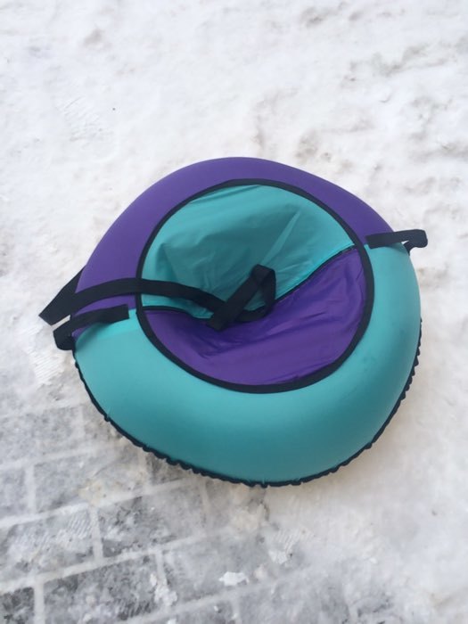Фотография покупателя товара Тюбинг-ватрушка, диаметр чехла 80 см, цвета МИКС