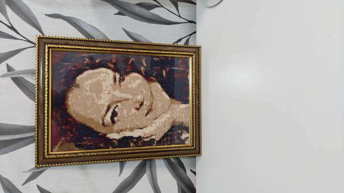 Фотография покупателя товара УЦЕНКА Алмазная фотомозаика Qbrix Vintage 40002 - Фото 1