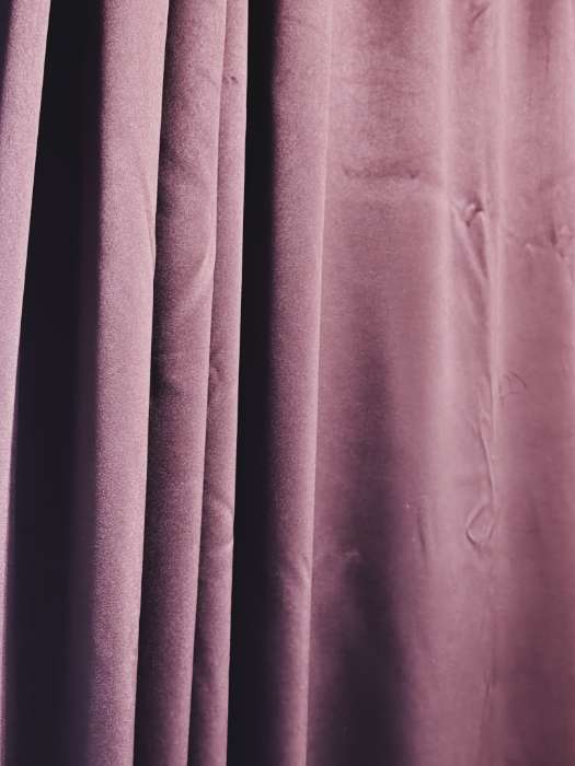 Фотография покупателя товара Штора блэкаут портьерная «Этель», 130×300 см, цвет сливовый - Фото 3