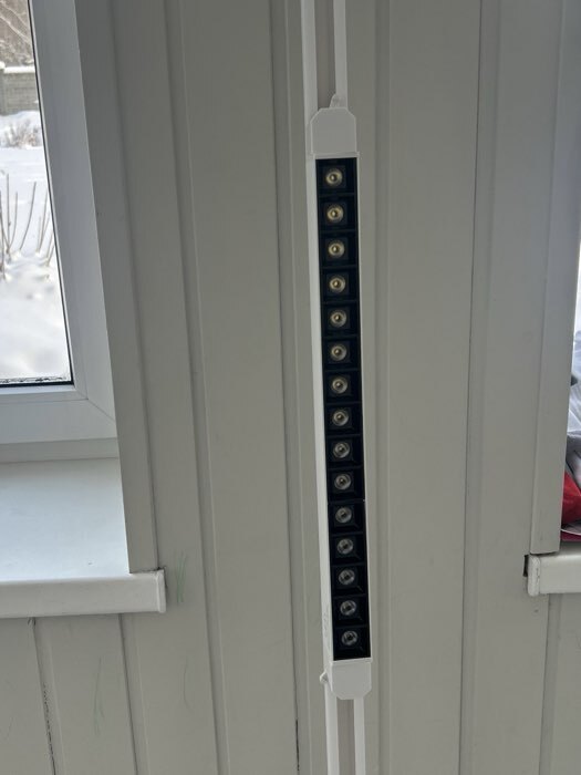 Фотография покупателя товара Светильник трековый BayerLux Simple «Линза» LED, 30 Вт, 47×3.5×4.5 см, белый - Фото 2