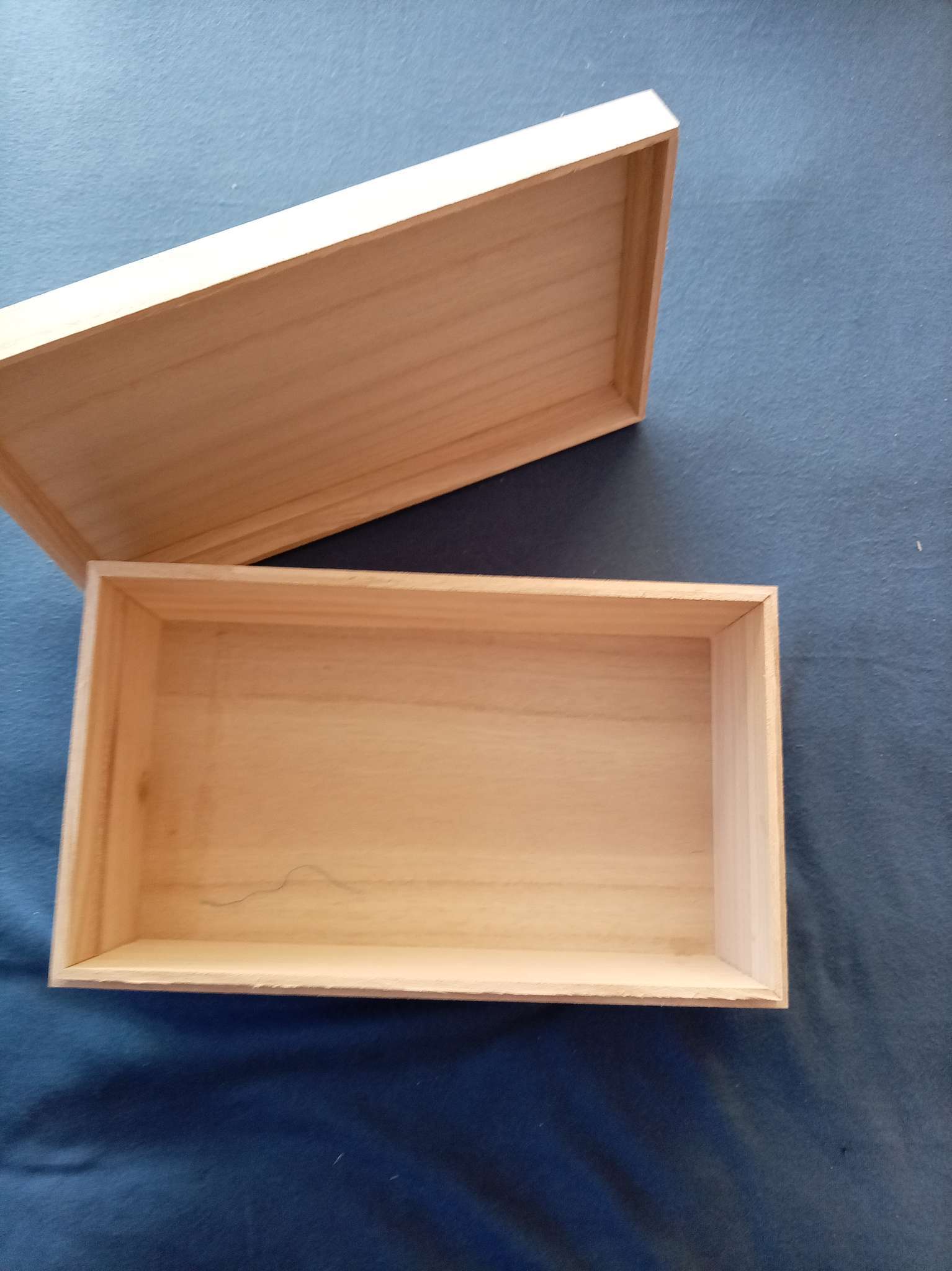 Фотография покупателя товара Шкатулка для росписи «Прямоугольник», без замочка, заготовка для творчества, для украшений, 25.5×15×9 см - Фото 1