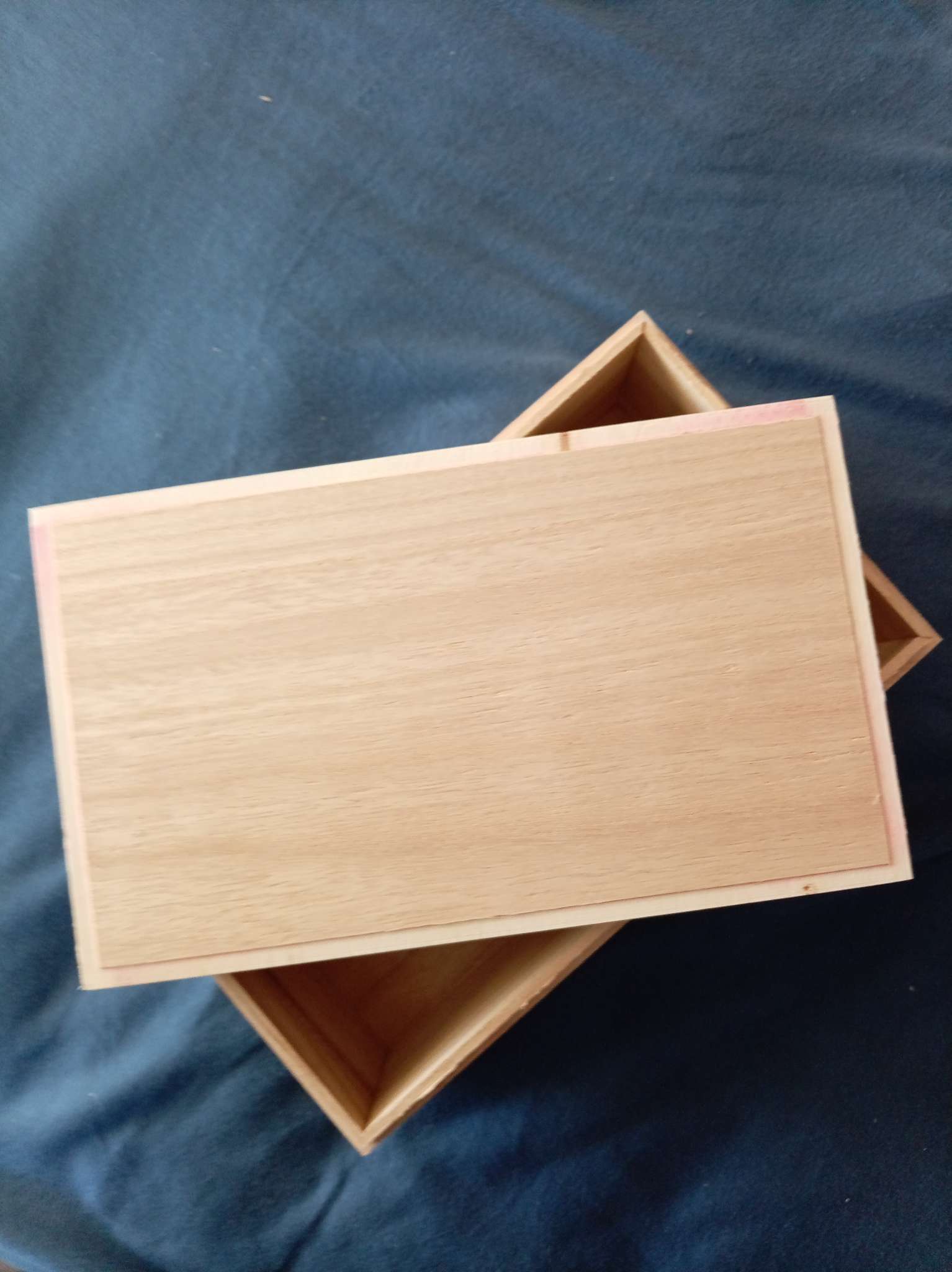 Фотография покупателя товара Шкатулка для росписи «Прямоугольник», без замочка, заготовка для творчества, для украшений, 25.5×15×9 см - Фото 2