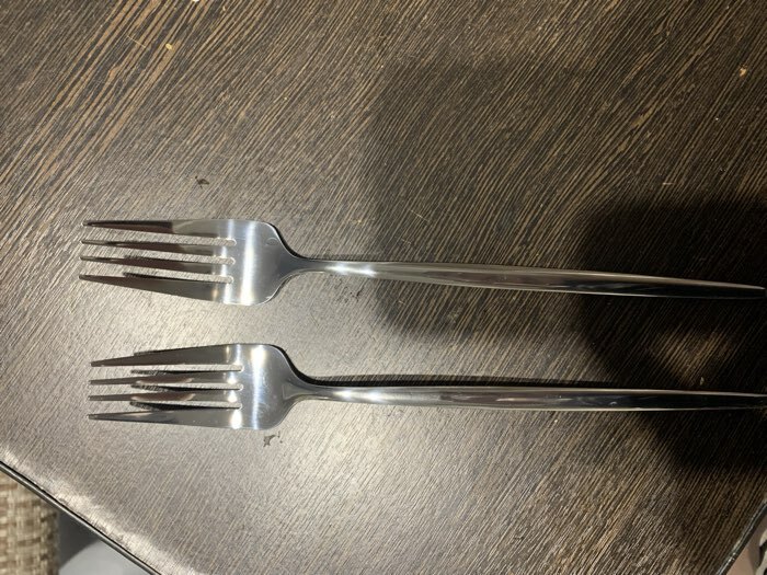 Фотография покупателя товара Вилка столовая Magistro «Блинк», 21.5×3 см, нержавеющая сталь, золотистая - Фото 1