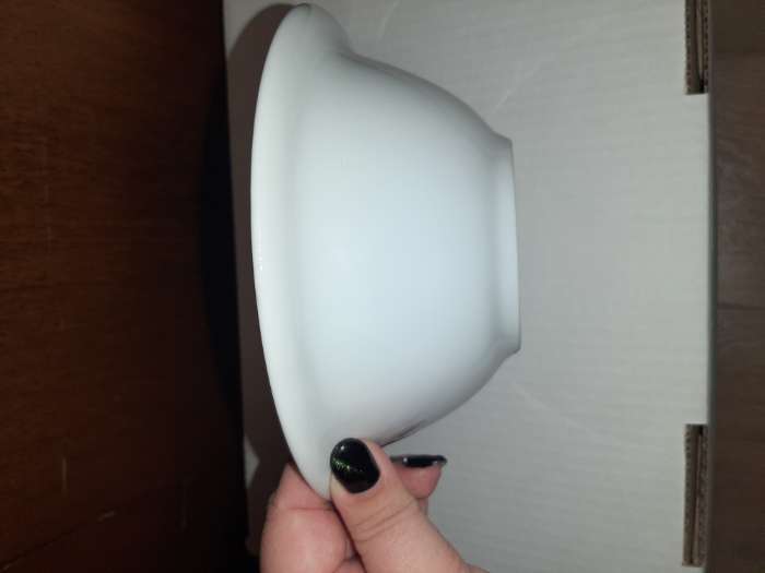 Фотография покупателя товара Тарелка глубокая Добрушский завод «Букет цветов», 550 мл, d=17 см, фарфор, белая - Фото 2