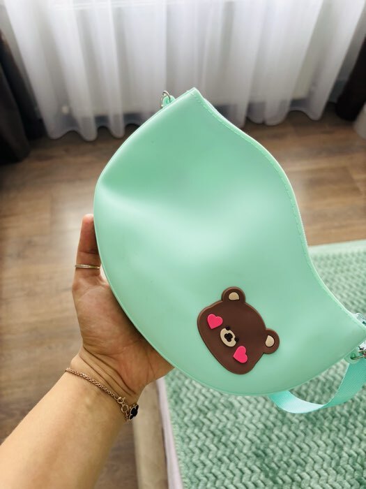 Фотография покупателя товара Сумка детская COLOR, для девочки, на молнии, жёлтая - Фото 1