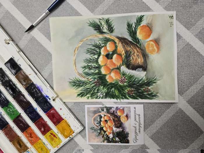 Фотография покупателя товара Акварель художественная в кюветах «ЗХК. Белые ночи», 24 цвета × 2.5 мл, пластиковая палитра - Фото 1