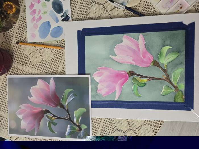 Фотография покупателя товара Акварель художественная в кюветах «ЗХК. Белые ночи», 24 цвета × 2.5 мл, пластиковая палитра - Фото 4