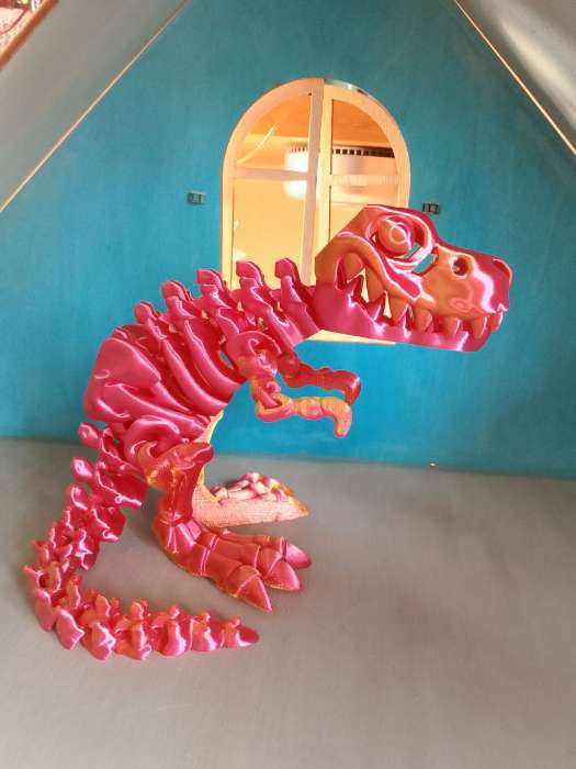 Фотография покупателя товара 3Д - печатная игрушка «Лошадка», подвижная, цвет МИКС - Фото 1