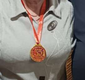 Фотография покупателя товара Медаль юбилейная «55 лет с юбилеем», d=7 см - Фото 1