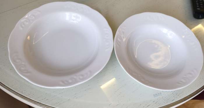 Фотография покупателя товара Тарелка глубокая Добрушский завод «Бельё», d=22 см, 350 мл, фарфор, белая - Фото 1