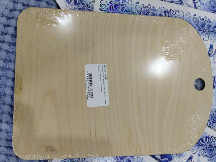 Фотография покупателя товара Доска разделочная Дарим Красиво «Гжель.Снеговик», 19.5×27.5×0.6 см, дерево, рисунок МИКС - Фото 1