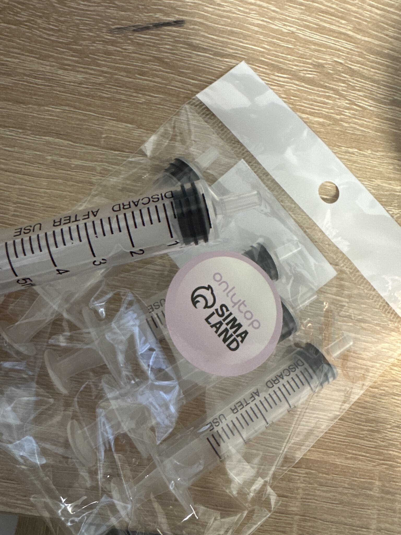 Фотография покупателя товара Шприц парфюмерный, 5 мл, фасовка - 5 шт., прозрачный - Фото 1