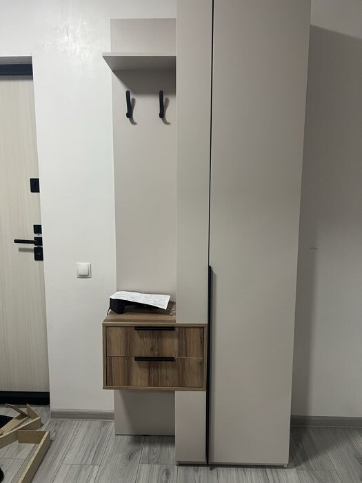 Фотография покупателя товара Прихожая «Чарли 5», 898×355×2205 мм, цвет кашемир/авелано - Фото 1