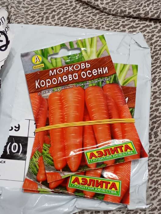 Фотография покупателя товара Семена Морковь «Королева осени», 2 г, «Аэлита» - Фото 1