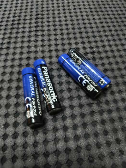 Фотография покупателя товара Батарейка солевая Panasonic General Purpose, AAA, R03-4S, 1.5 В, спайка, 4 шт. - Фото 1