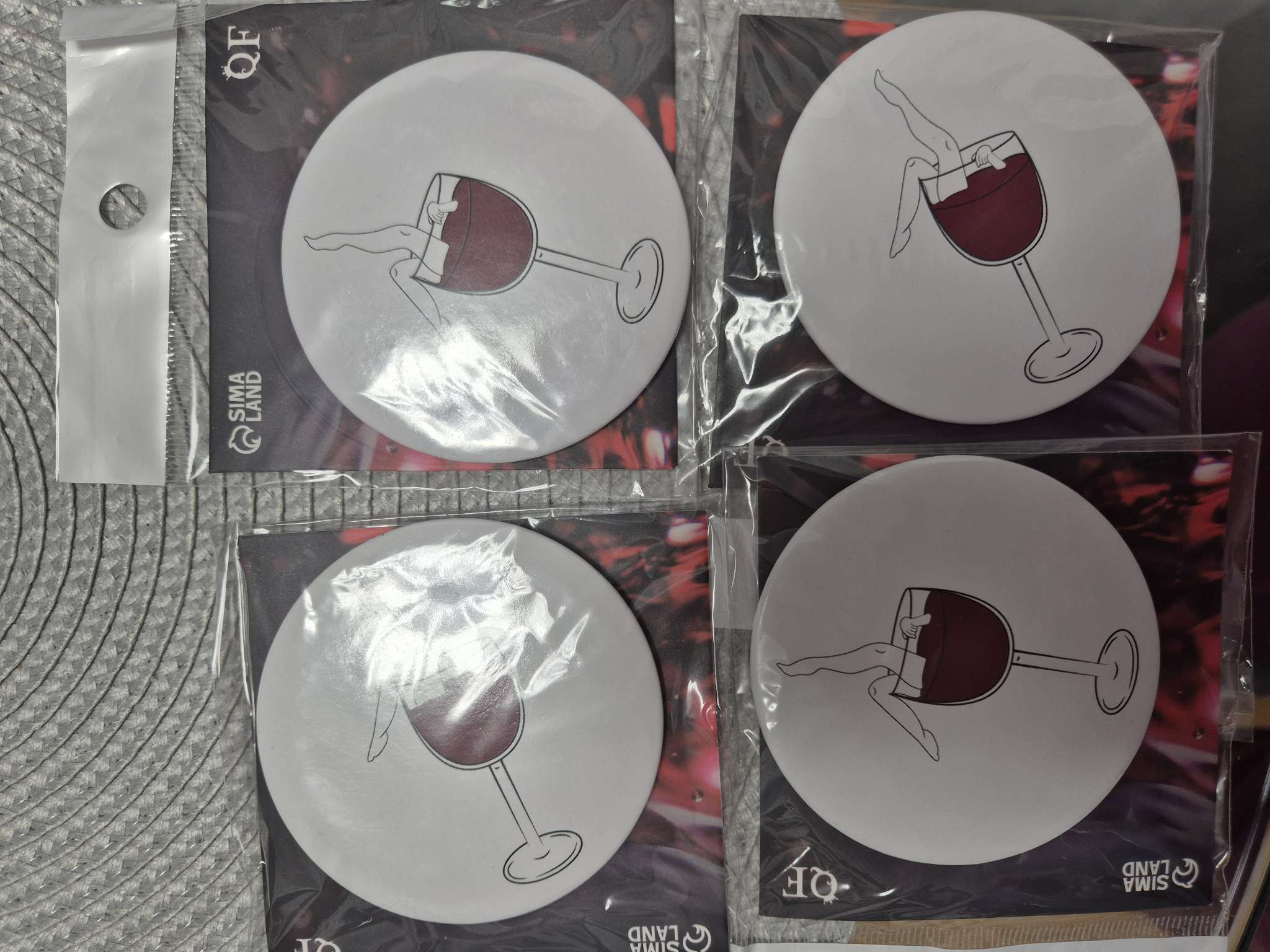 Фотография покупателя товара Зеркало карманное WINE NOT, d=7.5 см, рисунок МИКС - Фото 1