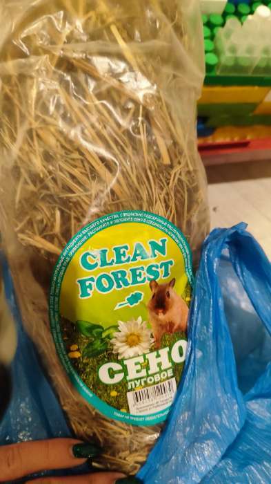 Фотография покупателя товара Сено луговое Clean Forest, 400 г - Фото 2