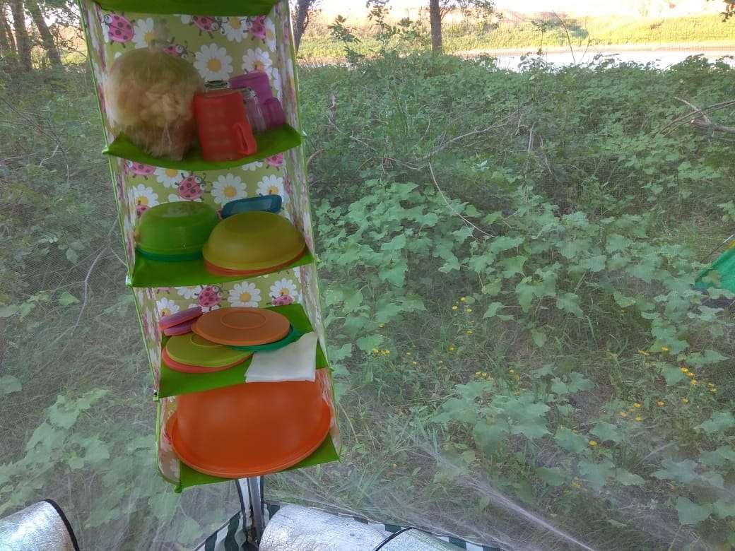 Фотография покупателя товара Короб стеллажный для хранения с крышкой Доляна «Божьи коровки», 40×30×25 см, цвет зелёный - Фото 3