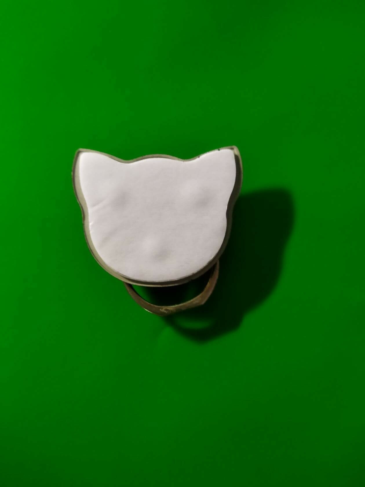 Фотография покупателя товара Держатель-подставка с кольцом для телефона LuazON, в форме "Кошки", чёрный - Фото 9