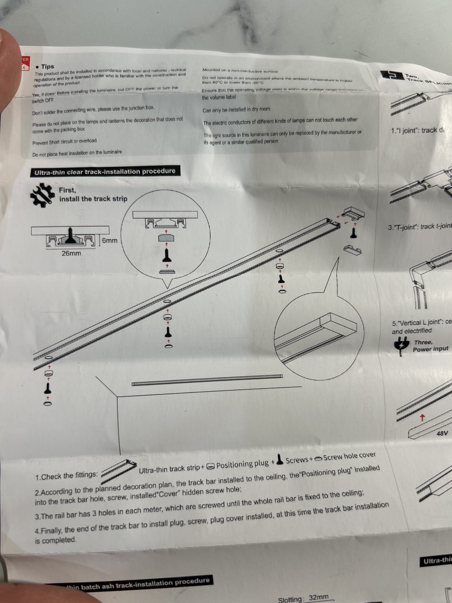 Фотография покупателя товара Шинопровод магнитный трековый ULTRA «Слим-100», 2-жильный, чёрный, 200 см - Фото 1