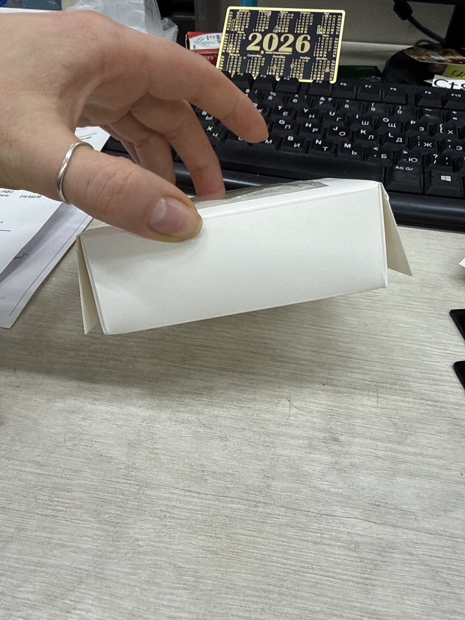 Фотография покупателя товара Коробка складная «Сердца», белый, с окном, 10×8×3.5 см - Фото 20