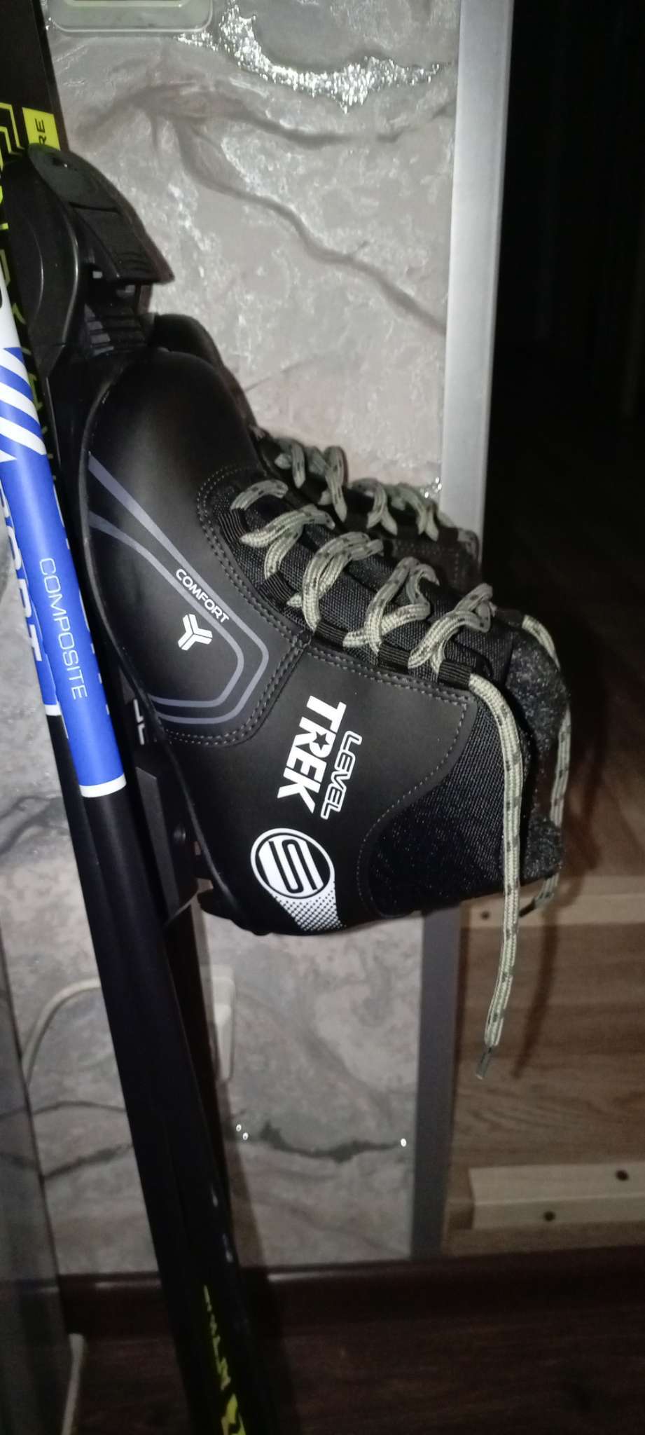 Фотография покупателя товара Ботинки лыжные Level 4 TREK, SNS, р. 34, искусственная кожа, чёрные - Фото 1