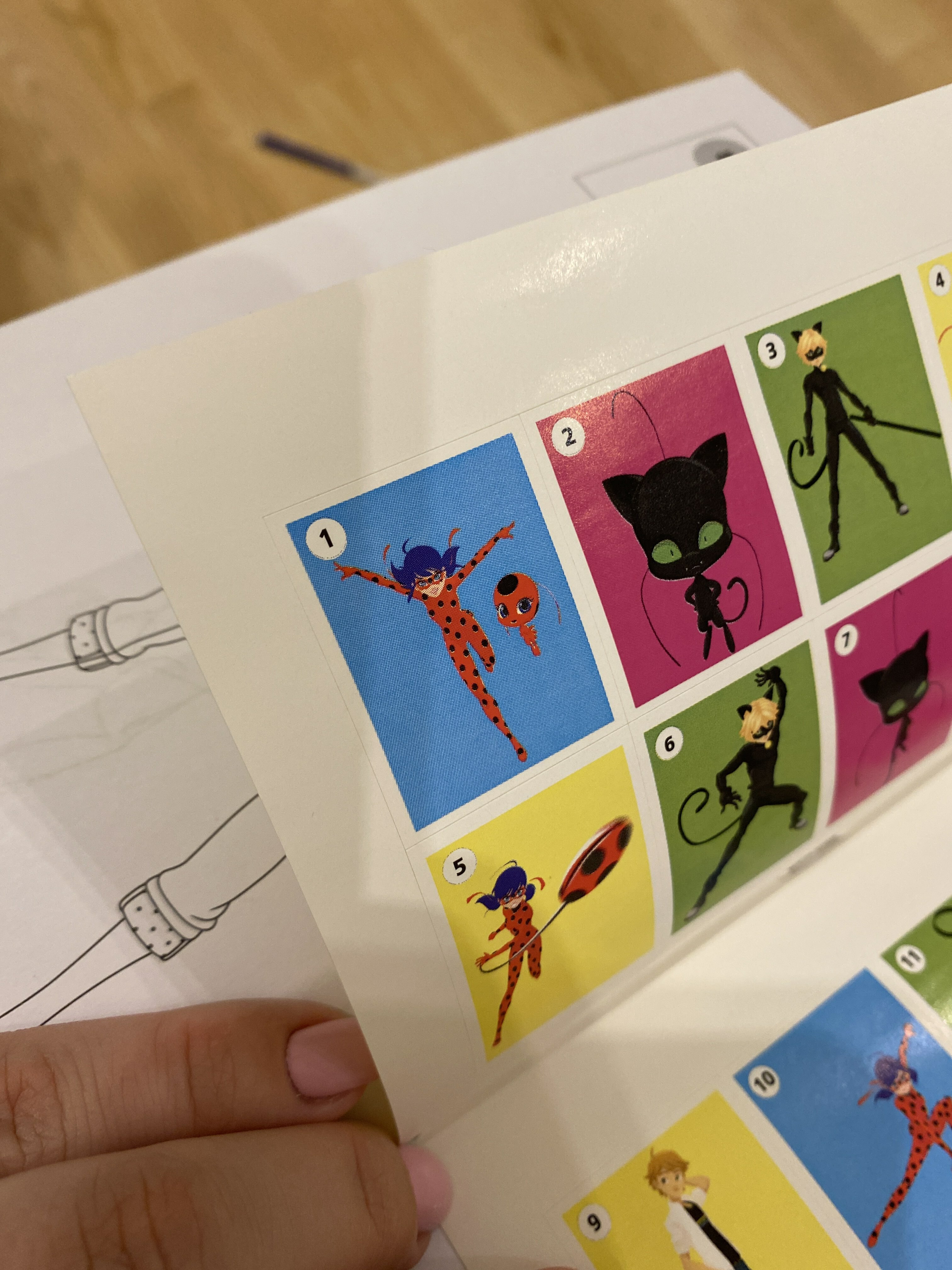 Фотография покупателя товара Раскраска с наклейками «Леди Баг и Супер-Кот» - Фото 4