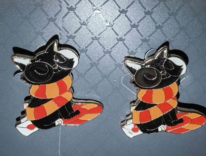 Фотография покупателя товара Значок «Кот», гриффиндорец, цветной в золоте - Фото 1