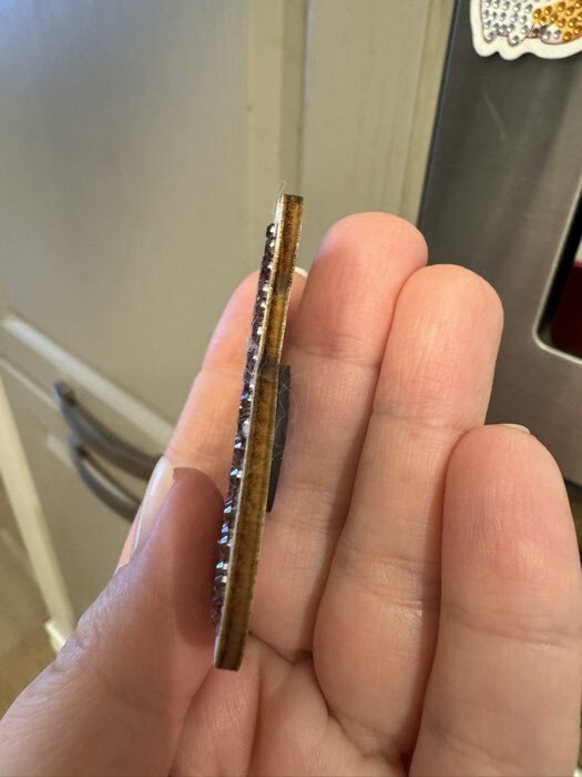 Фотография покупателя товара Алмазная мозаика на деревянном магните для детей «Милые зверюшки», набор для творчества - Фото 3