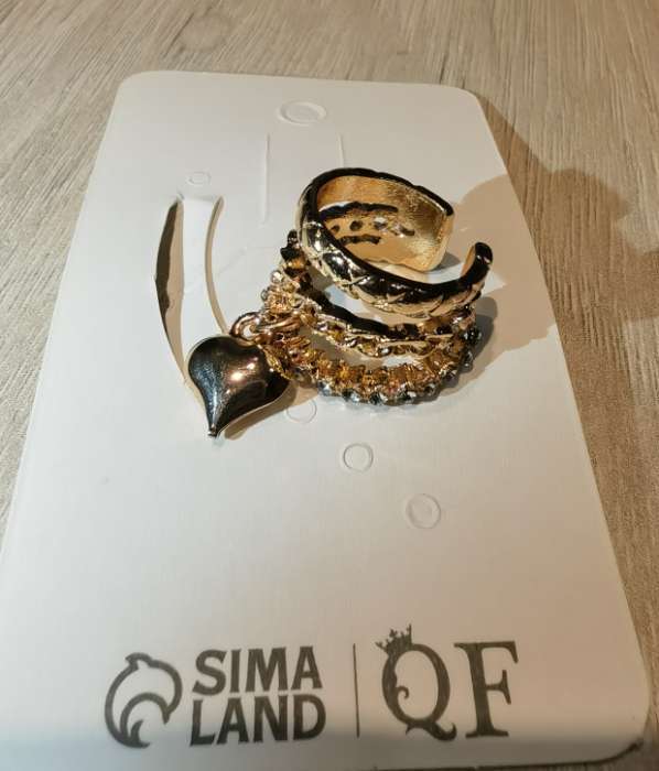 Фотография покупателя товара Серьга кафф «Стиль. Сердце», белые в серебре - Фото 2